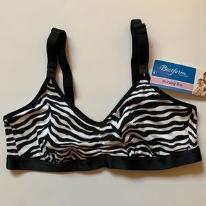 Bestform Nursing Bra Size Small With Zebra Print